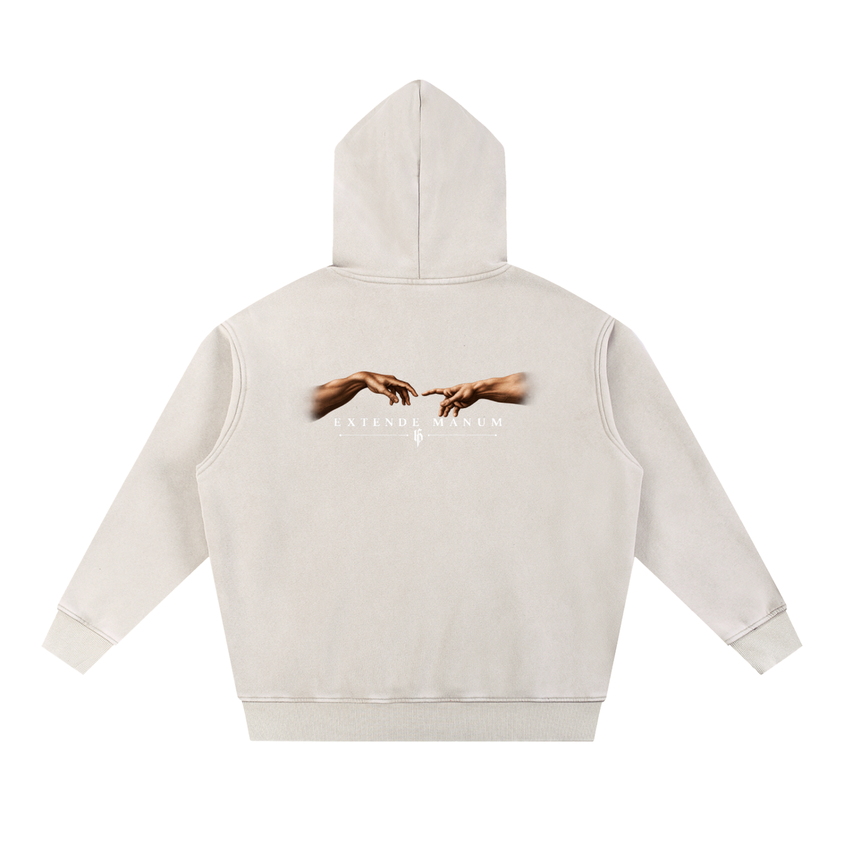 Snow Wash Fleece Oversize Hoodie