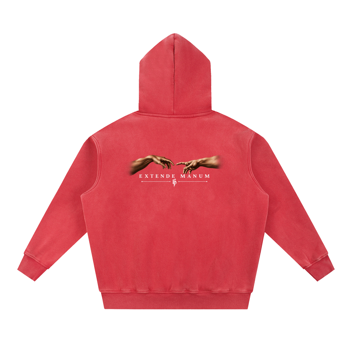 Snow Wash Fleece Oversize Hoodie